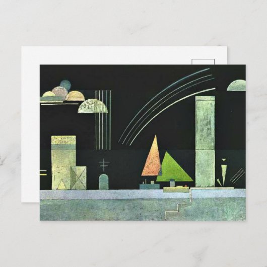 Kandinsky - In Rust Briefkaart (Voorkant / Achterkant)