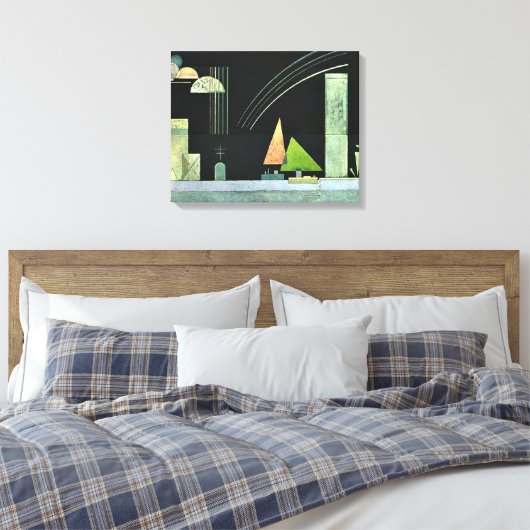 Kandinsky - In rust Canvas Afdruk (Insitu (Slaapkamer))