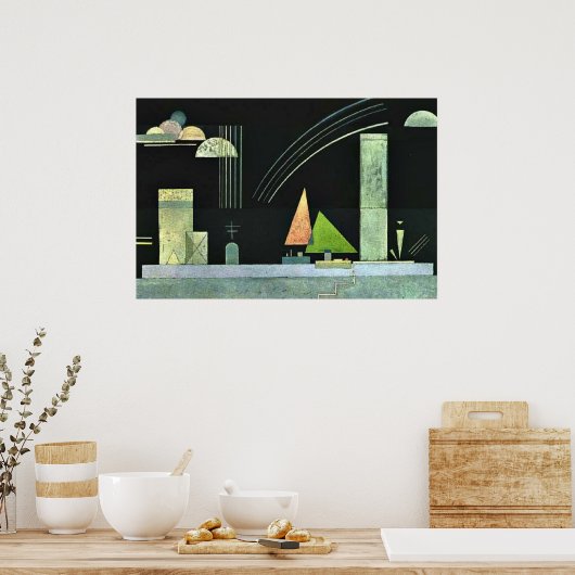Kandinsky - In rust Poster (Keuken)