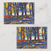 Kandinsky - In the Park of St. Cloud - Autumn II Notitiekaartje (Voorkant / Achterkant)