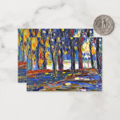 Kandinsky - In the Park of St. Cloud - Autumn II Notitiekaartje (Voorkant / Achterkant in situ)