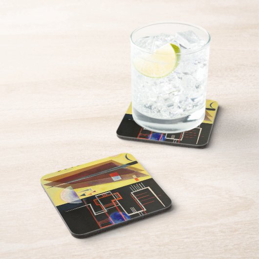 Kandinsky Inner Alliance Abstract kunstwerk Bier Onderzetter (Rechterzijde)