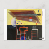 Kandinsky Inner Alliance Abstract kunstwerk Briefkaart (Achterkant)