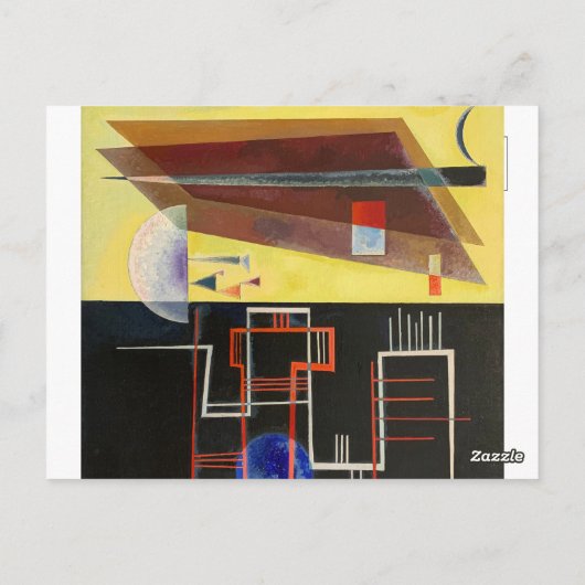 Kandinsky Inner Alliance Abstract kunstwerk Briefkaart (Achterkant)