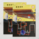 Kandinsky Inner Alliance Abstract kunstwerk Feestdagenkaart (Voorkant / Achterkant)