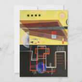 Kandinsky Inner Alliance Abstract kunstwerk Feestdagenkaart (Achterkant)