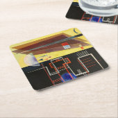 Kandinsky Inner Alliance Abstract kunstwerk Kartonnen Onderzetters (Schuin)