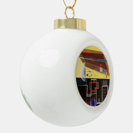 Kandinsky Inner Alliance Abstract kunstwerk Keramische Bal Ornament (Links)