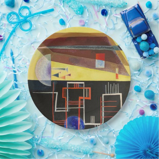 Kandinsky Inner Alliance Abstract kunstwerk Papieren Bordje (Feest)