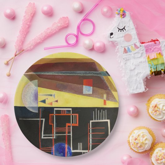 Kandinsky Inner Alliance Abstract kunstwerk Papieren Bordje (Feest)