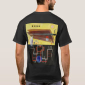 Kandinsky Inner Alliance Abstract kunstwerk T-shirt (Achterkant)