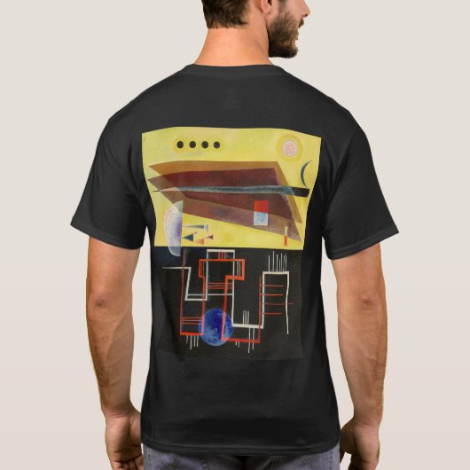 Kandinsky Inner Alliance Abstract kunstwerk T-shirt (Achterkant)