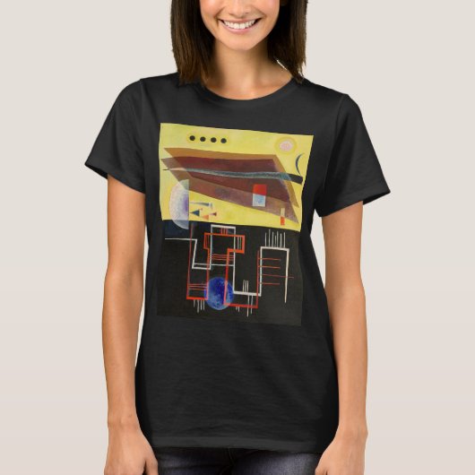 Kandinsky Inner Alliance Abstract kunstwerk T-shirt (Voorkant)