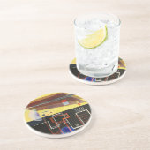 Kandinsky Inner Alliance Abstract kunstwerk Zandsteen Onderzetter (Zijkant)