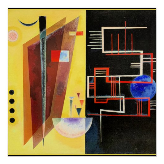 Kandinsky - Innerlijke Alliantie Perfect Poster (Voorkant)
