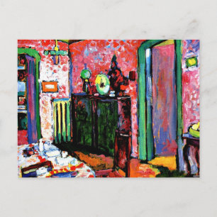 Kandinsky: Interieur, Mijn eetkamer,  Briefkaart