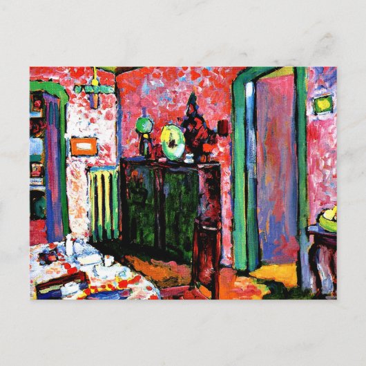 Kandinsky: Interieur, Mijn eetkamer, Briefkaart (Voorkant)