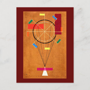 Kandinsky - Jolly, abstract schilderen, Briefkaart