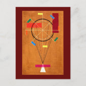 Kandinsky - Jolly, abstract schilderen, Briefkaart (Voorkant)