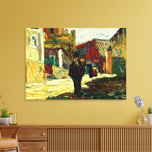 Kandinsky - Kallmunz, Vilsgasse II Canvas Afdruk (Insitu (Woonkamer))