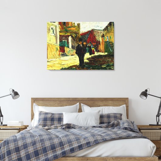 Kandinsky - Kallmunz, Vilsgasse II Canvas Afdruk (Insitu (Slaapkamer))