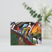 Kandinsky - Kasteel en kerk van Murnau Briefkaart (Staand voorkant)