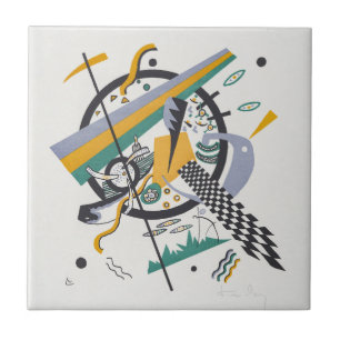 Kandinsky Kleine Welten IV Abstracte Kunst Tegeltje
