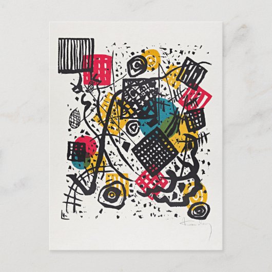Kandinsky - Kleine Welten V, Briefkaart (Voorkant)