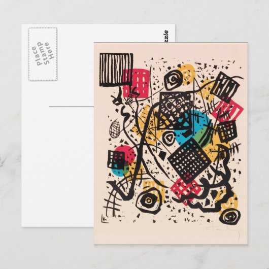 Kandinsky - Kleine Welten V. Briefkaart (Voorkant / Achterkant)