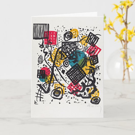 Kandinsky - Kleine Welten V, Kaart (Gele Bloem)
