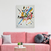 Kandinsky - Kleine werelden, Canvas Afdruk (Insitu (Woonkamer))