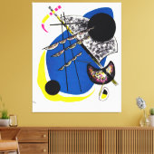 KANDINSKY - KLEINE WERELDEN II - 1922 - Bauhaus - Canvas Afdruk (Insitu (Woonkamer))