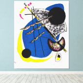 KANDINSKY - KLEINE WERELDEN II - 1922 - Bauhaus - Canvas Afdruk (Insitu (Houten vloer))