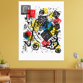 KANDINSKY - KLEINE WERELDEN V - 1922 - Bauhaus - Canvas Afdruk (Insitu (Woonkamer))