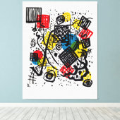 KANDINSKY - KLEINE WERELDEN V - 1922 - Bauhaus - Canvas Afdruk (Insitu (Houten vloer))