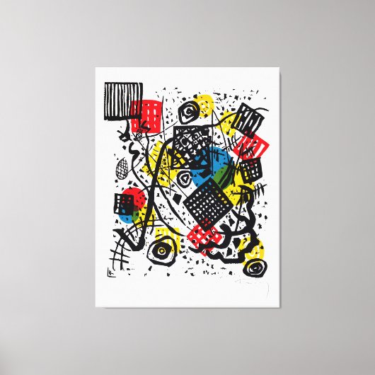 KANDINSKY - KLEINE WERELDEN V - 1922 - Bauhaus - Canvas Afdruk (Voorkant)