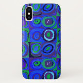 Kandinsky Kleuronderzoek Blauwe Vierkanten Vierkan Case-Mate iPhone Case (Achterkant)