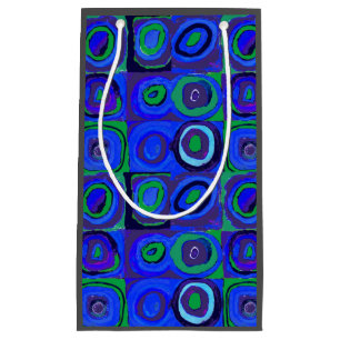 Kandinsky Kleuronderzoek Blauwe Vierkanten Vierkan Klein Cadeauzakje