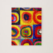 Kandinsky Kleuronderzoek Vierkanten Cirkels Kunst Legpuzzel (Verticaal)