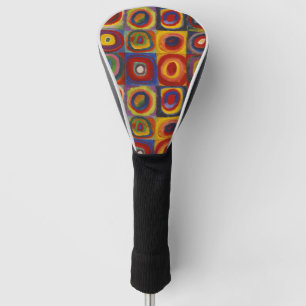 Kandinsky Kleuronderzoek Vierkanten Kleurrijke Vie Golfheadcover