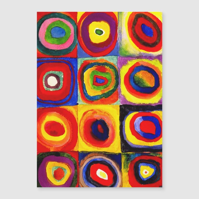 Kandinsky Kleuronderzoek Vierkanten Vierkanten Cir (Voorkant)