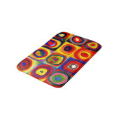 Kandinsky Kleuronderzoek Vierkanten Vierkanten Cir Badmat (Gekanteld)