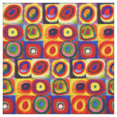 Kandinsky Kleuronderzoek Vierkanten Vierkanten Cir Stof (Swatch)
