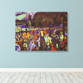 Kandinsky - Kleurrijk Leven, Canvas Afdruk (Insitu (Houten vloer))