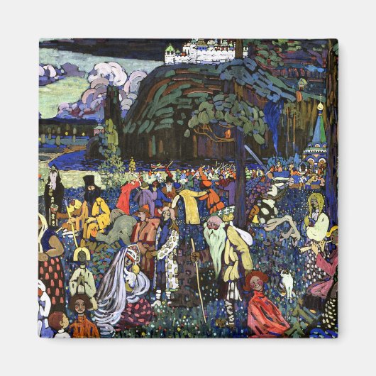 Kandinsky - Kleurrijk Leven, Magneet (Voorkant)