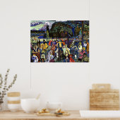 Kandinsky - Kleurrijk Leven Poster (Keuken)