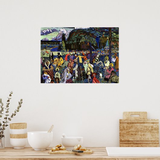 Kandinsky - Kleurrijk Leven Poster (Keuken)