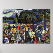 Kandinsky - Kleurrijk Leven Poster (Voorkant)