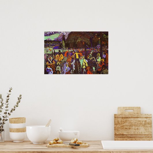 Kandinsky - Kleurrijk Leven, Poster (Keuken)