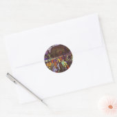 Kandinsky - Kleurrijk Leven, Ronde Sticker (Envelop)